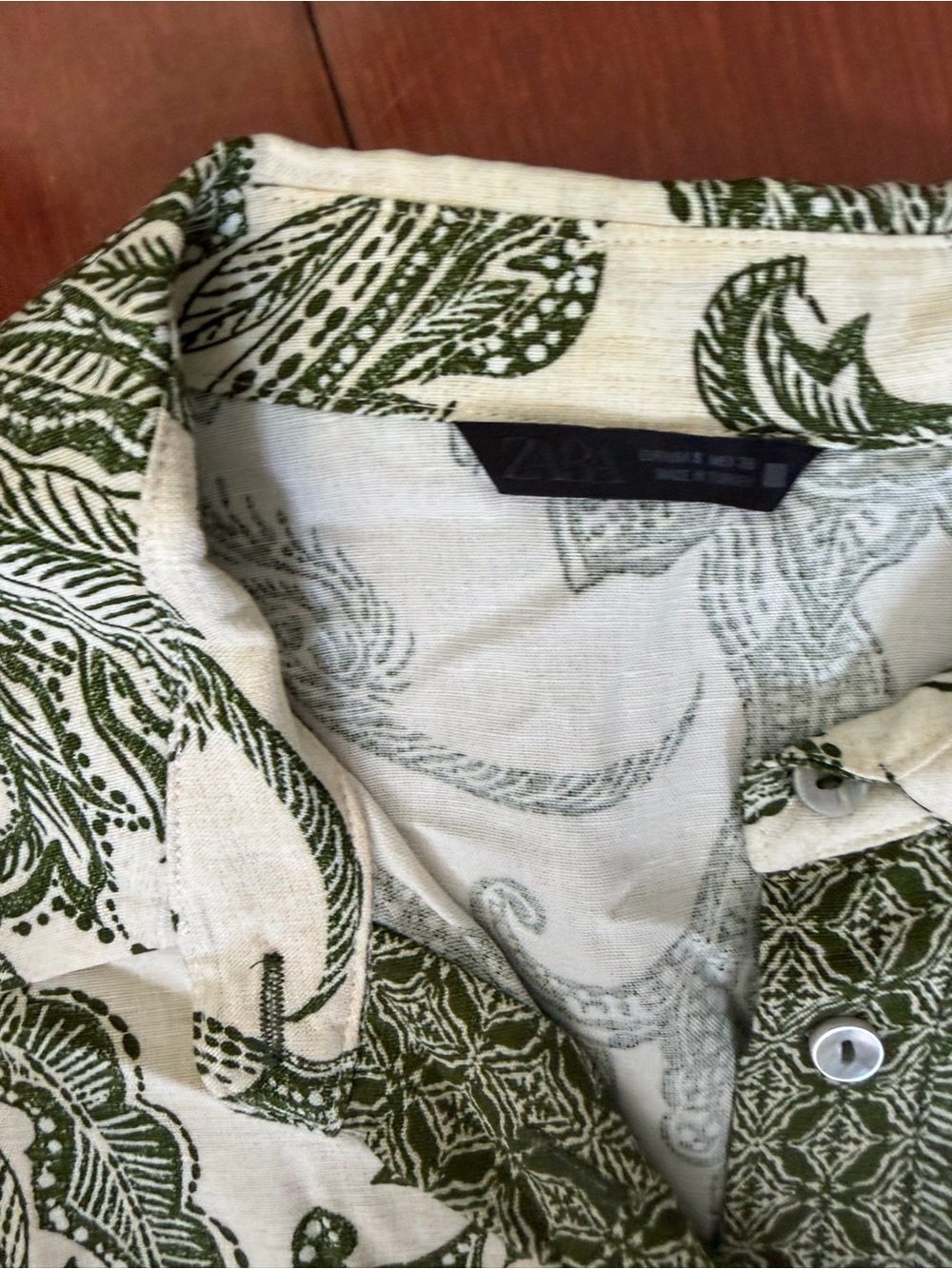 Kids Green Paisley Two-Piece Pajama Set - Picture 2 of 2